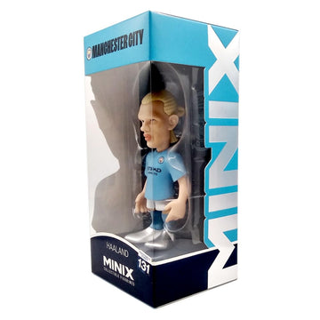 Minix Collectible Figurines – Erling Haaland, Official Manchester City, Sports Collectable 12 Cm Figurine, Unique Soccer Gift For All Ages, Football Stars