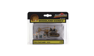Autoscene Fritzs Front Loader W/Figures Ho Scale Woodland Scenics