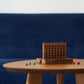 Wooden 4 in-Row Game (Travel Set) | Wood Connect Line Game Traditional Family Board Games | Strategy Game | Classic Table Game enhanced Handmade Unique Gift & Table Accent