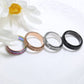 MHWTTY Anxiety Relief Fidget Spinner Ring for Women & Men, Size 10, Silver, Colorful Options, Stress Relief & Fidget Toy
