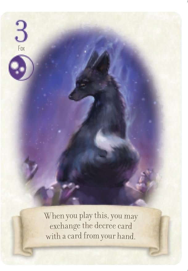 Renegade Game Studios - The Fox in the Forest Card Game (0574RGS)  A Trick-Taking Game for 2 Players  Age 10 and Up  30 min Playing Time  Compact Size is Perfect for Travel  Teen & mature-themed Game Night