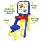 Crayola: Triple-The-Fun Art Studio - Converts Into Activity Desk, Includes Stool, Magnetic Dry Erase Board, Ages 3+