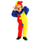 Jsiicennf Halloween Costume Kids Child'S Clown Costumes Jumpsuits Kids Dress Up With Clown Nose, Clown Hat (Small)