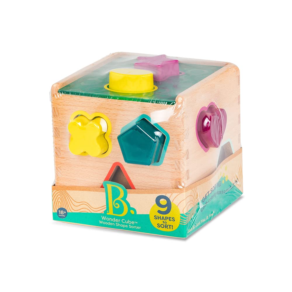 B.Woody - Wonder Cube Shape Sorter