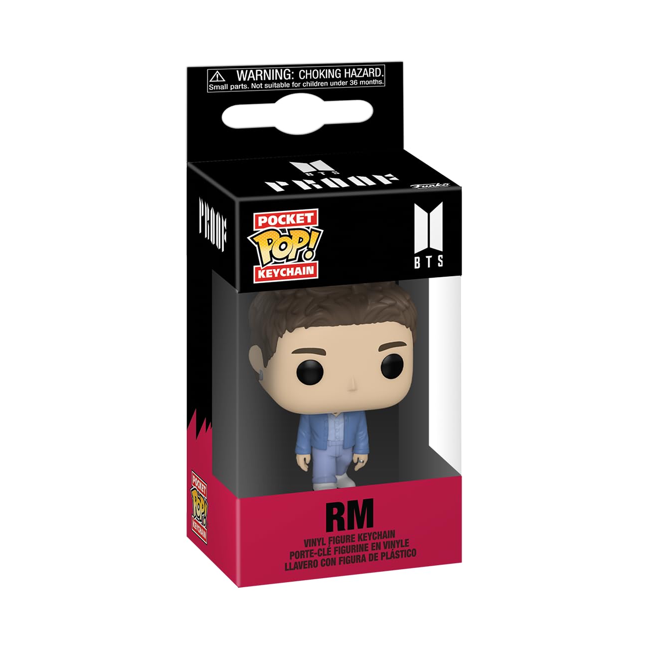 Funko Pop! Keychain: Bts - Rm Novelty Keyring - Collectable Mini Figure - Stocking Filler - Gift Idea - Official Merchandise - Music Fans - Backpack Decor