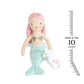 MON AMI Mermaid Tooth Fairy Doll - 10  enhanced Plush with Keepspirit-inspired flavor Pouch  for First Loose Tooth for Girls