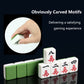 drizzle Mahjong Set - 34mm Green Tiles - 146 Medium Size - Traditional Chinese Game - Includes Instructions - Perfect for Family & Parties