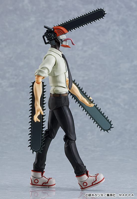 Max Factory figma Denji Figure - Chainsaw Man - 150mm Red Plastic Model M06861