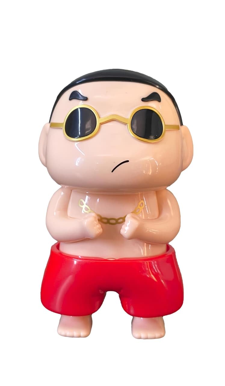 Susu Shinchan Toy  Interactive Mini Water Spray Squeeze  Refillable Water Prank Toy for Kids & Adults  Hilarious Desktop Dec