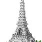 Bestie Toys Architecture Eiffel Tower Micro Blocks Set, 3000 Pcs Mini Bricks, Gift For Adults And Teens,Landmark Model