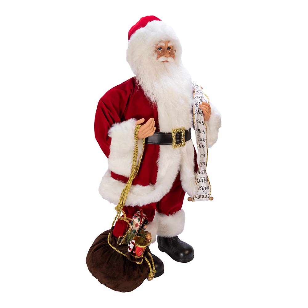 Kurt S Adler KK0054 34 in Kringle Klaus Traditional Santa & List