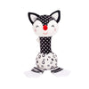 D-Kingchy Baby Toys 0-12 Months, Black And White Newborn Toys, Soft Plush Rattle Stuffed Animal Toy With Teether And Sound, Deve