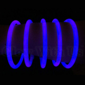 Glow Sticks Bulk Wholesale Bracelets, 1000 8    Blue Glow Stick Glow Bracelets, Bright Color, Glow 8-12 Hrs, Glow Party Favors S