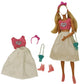 Doll Clothes, 5 Sets Outfits Winter Dresses Pants Windbreaker Hat For 11.5 Inch Dolls Accessories Random Style (G)