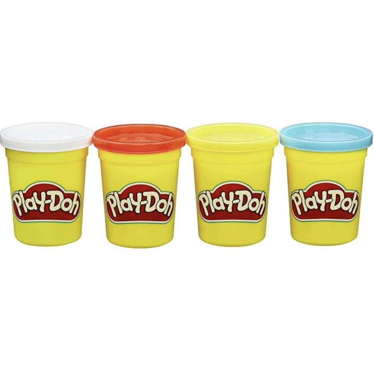 Play-Doh Tubs, Assorted, 25.4 x 6.3 x 7.1 Centimeters