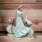 Cosmos Gifts 10414 Fine Elegant Porcelain Lady Riding Bike With My Best Friend Dog Puppy Porcelain Figurine, 10 5/8' H