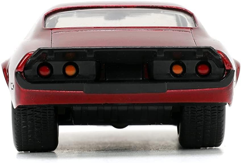 Jada Toys Dc Comics 1:32 1973 Chevy Camaro Die-Cast Car With The Flash Die-Cast Figure, Toys For Kids And Adults, Red