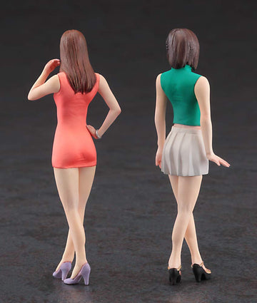 Hasegawa Fc04 1/24 Fashion Girls, 2 Baustze Model Kit