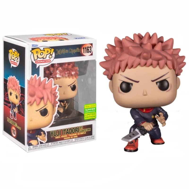 POP Funko Animation: Jujutsu Kaisen - Itadori with Slaughter Demon (Metallic) (Convention Special Edition) # Vinyl Figure