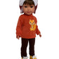 18 Inch Doll Clothes- Woodland Fox Outfit Fits 18 Inch Boy Dolls