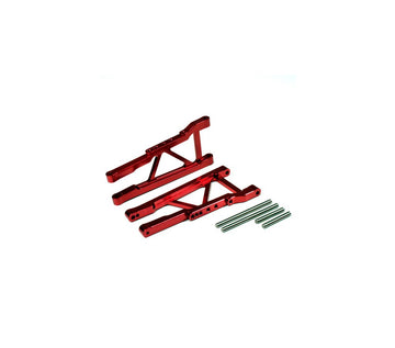 Atomik RC Alloy Rear Lower Arm, Red fits the Traxxas 1/10 Slash 4X4 and Other Traxxas Models - Replaces Traxxas Part 3655X