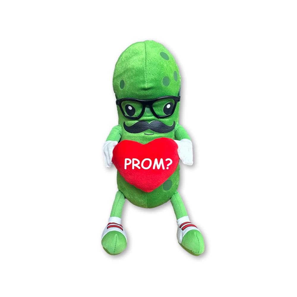 The Trendy Turtle Personalized Mr. Pickle With Love Heart Valentines Day Or Special Occasion Plush Toy - 12 Inches