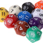 10 Pcs Polyhedral Dice for Dungeons and Dragons 16 Sided Dice Set Polyhedral Dice with Other Table Games with Random Multi Color
