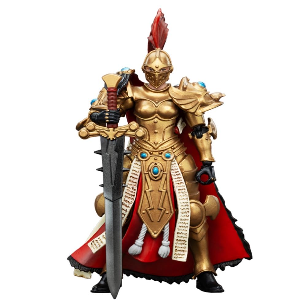 JOYTOY Warhammer Horus Heresy Sisters of Silence White Falcons Vigilator Cadre Vigilator Mistress 1:18 Scale 4.17in Action Figur