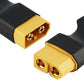 BABUVYA XT60 to XT90 Adapter,XT60 to XT90 Connector Without Wires RC LiPo Battery Connectors (XT60 to XT90 Male & Female Adapter