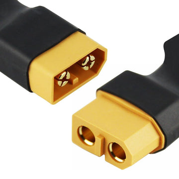 BABUVYA XT60 to XT90 Adapter,XT60 to XT90 Connector Without Wires RC LiPo Battery Connectors (XT60 to XT90 Male & Female Adapter
