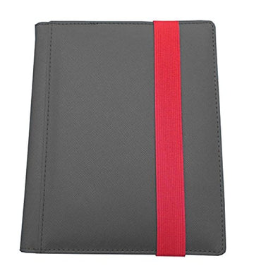 Dex Protection Card Binder 4 | Stores 160 Gaming Cards | Includes 20 Side Loading Card Pages | 4 Card Page Format | Bandclosure | Smooth Matte Padded Finish | Velvet Lined Interior