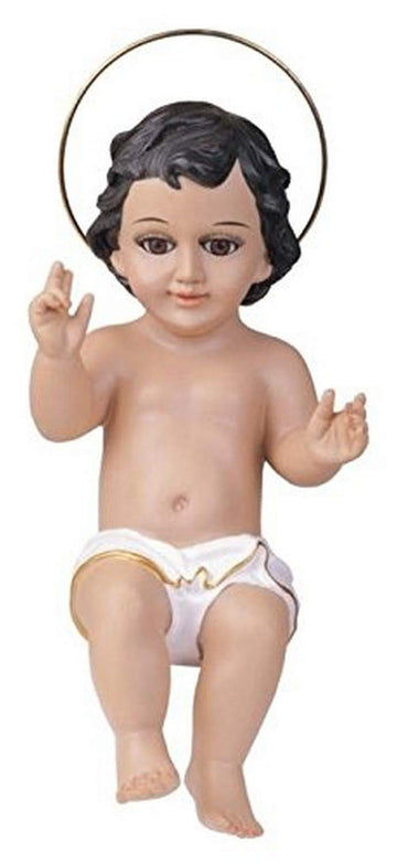 Stealstreet Baby Jesus With Glass Eyes Holy Religious Figurine Decoration, 16''
