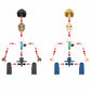 Generic Elder Missionary Figurines - 32 Pieces - Plastic - Ages 8+ - Multiple Color Options