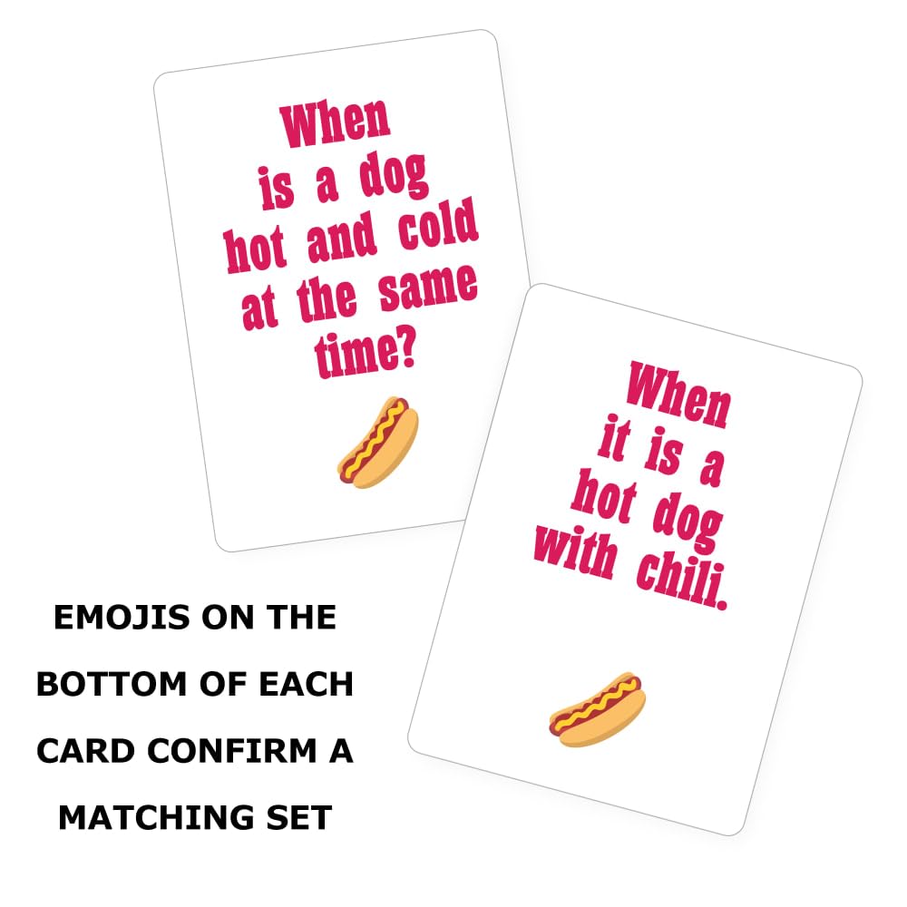 University Games, Bob Moog'S Dad Jokes Matching Card Game, Perfect For Game Night, For Ages 8 And Up, 2-6 Players