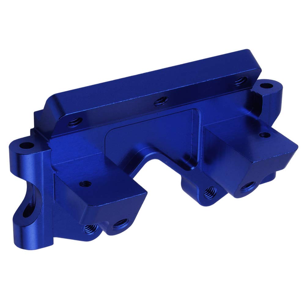 Hobbypark Aluminum Front Bulkhead Upgrade Parts for 1/10 Traxxas Slash 2WD Rustler Stampede Bandit Replace 2530 2530A, Navy Blue
