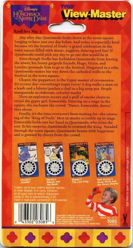 The Hunchback Of Notre Dame Festival Of Fools - Viewmaster - 3 Reels Set - New