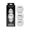 Zeekio Galaxy Juggling Balls - enhanced 12 Panel Genuine Leather Balls - 130g - 67mm - Pack of 3 (White)