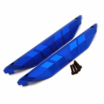 Aluminum Chassis Side Trail Bars Blue For Traxxas 1/10 Maxx 8923