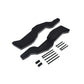 XBERSTAR 2PCS Pipe Frame Rear Reinforced Support Parts for 1/6 LOSI Super Baja Rey 2.0 RC (Black)