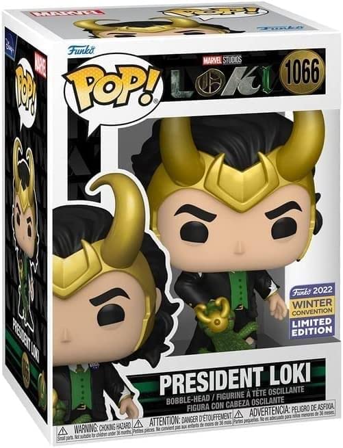 Funko POP! Loki: President Loki 1066 Winter Convention 2022 limited availability