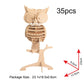 Georgie Porgy 3D Wooden Puzzles For Kids Toys Construction Woodcraft Kits Diy Model Puzzle Kits Birthday Gifts Pack Of 6 (Bee Ow
