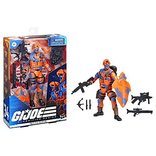 G.I. Joe Classified Series Alley Viper Action Figure 34 Collectible Premium Toy, Multiple Accessories 6-Inch-Scale With Custom Package Art