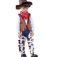 Jsiicennf Kid Halloween Cowboy Costume Cosplay Event Dress Up Role Play Parties Stage Performance Outfits 2-10Y (8-9 Years)