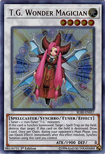 Yu-Gi-Oh! - T.G. Wonder Magician - Blrr-En057 - Ultra Rare - 1St Edition - Battles Of Legend: Relentless Revenge