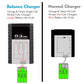 LiPo Battery Charger 2S-3S RC Balance Charger Compact Charger for 7.4-11.1V LiPo Batteries (Black)