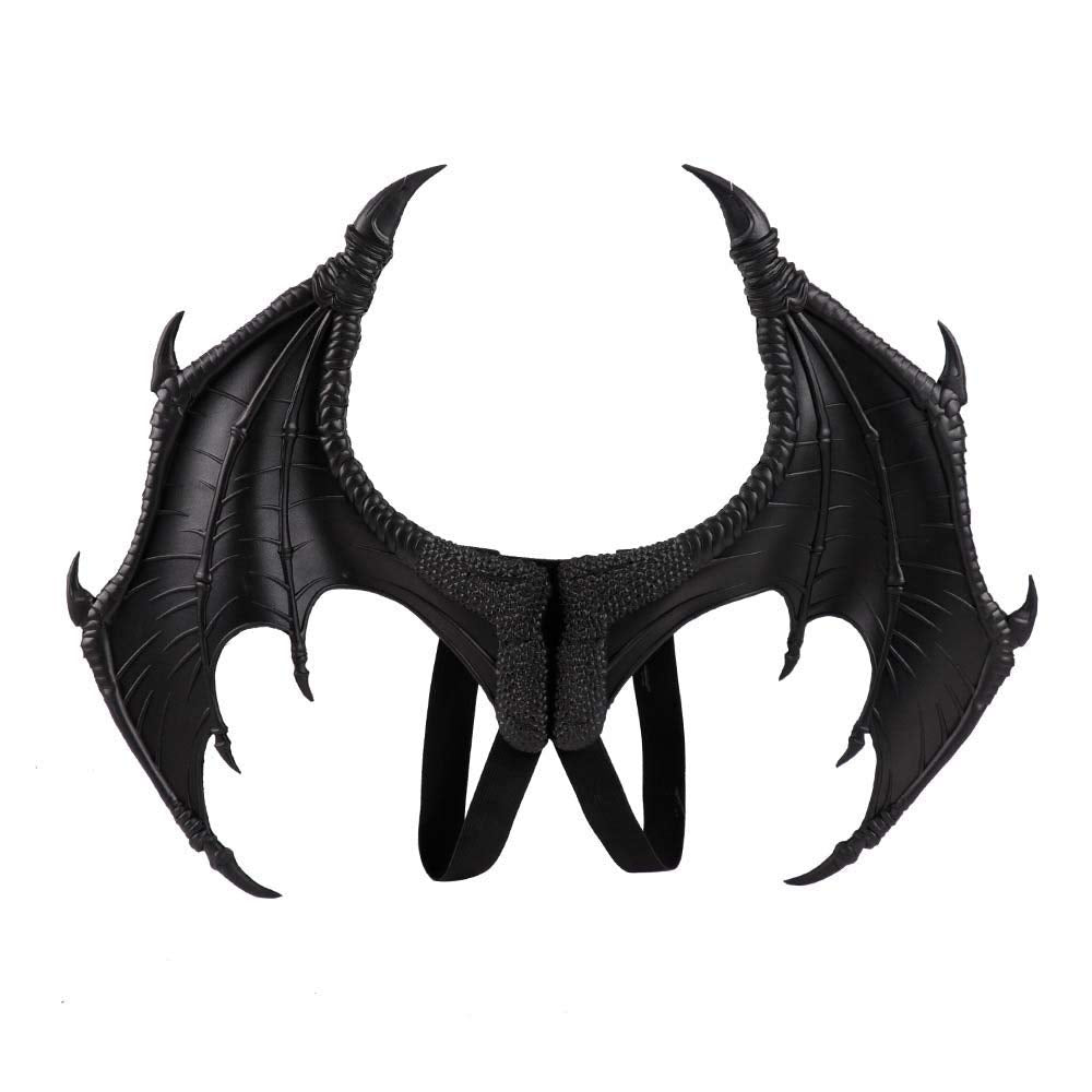 Tmco Halloween Children Dragon Wings Costume Cosplay Suitable For Kids (Black)