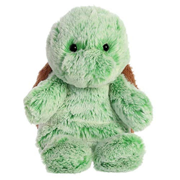 Aurora® Green 9 Snuggly Sweet & Softer™ Turtle Stuffed Animal - Comforting Companion for Imaginative Play