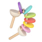 Calandis Wooden Castanets Early Learning Montessori Toys For Nursery Easter Preschool | Shakers & Small Percussion | Hand Percus