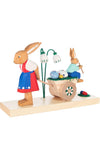 Alexander Taron 225-063 Dregeno Easter Figures-Rabbit Mother and Son-4.5 H x 6.75 W x 2.25 D, Brown