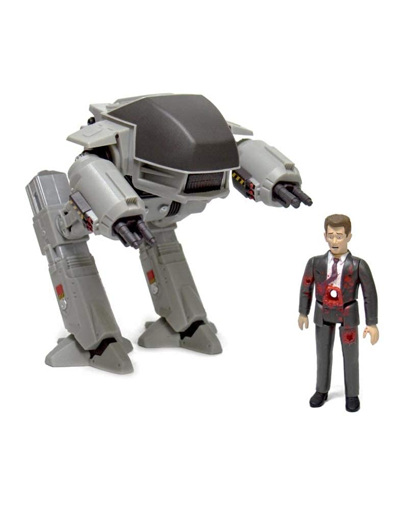 Super7 Robocop Ed-209 And Mr. Kinney Reaction Figure 2-Pack, Multicolor